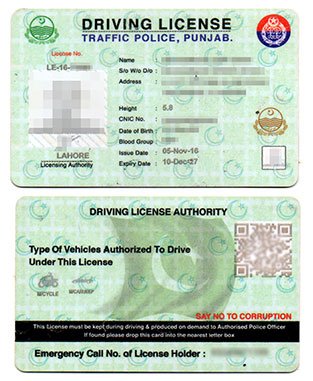 driving license